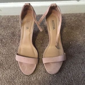 Nude wedges
